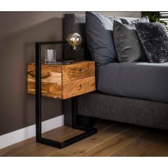 ZI Bedside table rigid 2 drawers